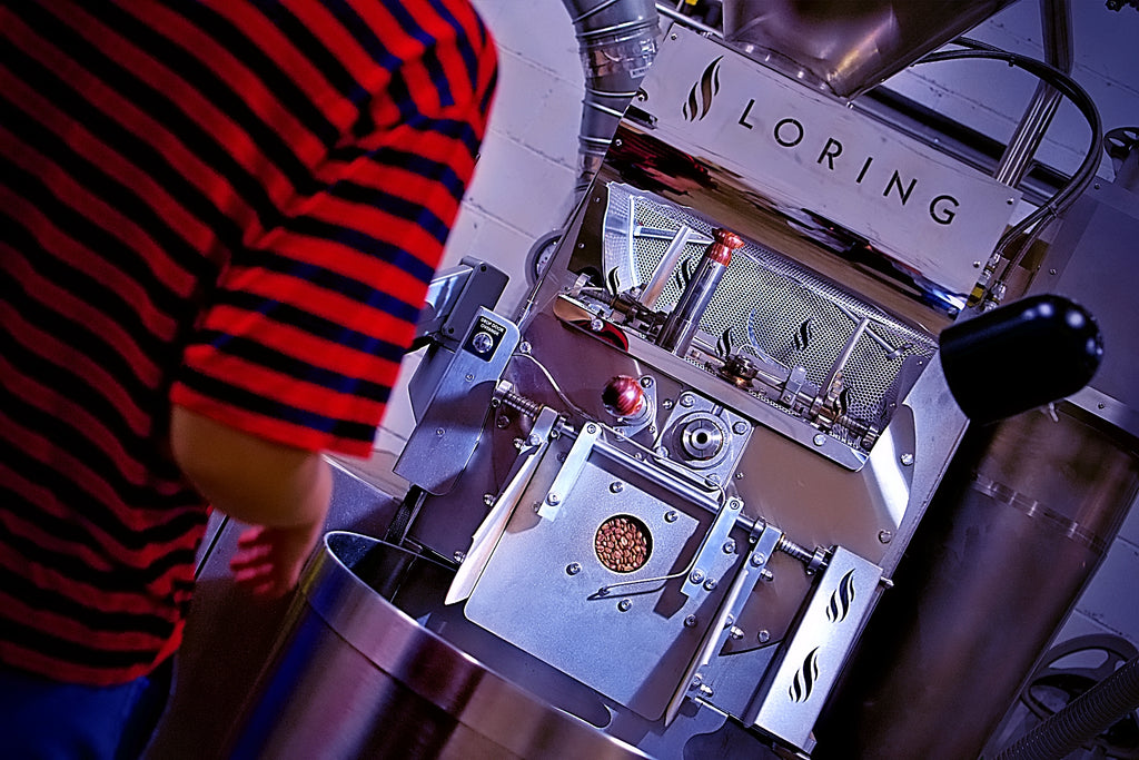 A Loring Coffee Roaster At Ludwig Coffee Roasting Facility in Brooklyn